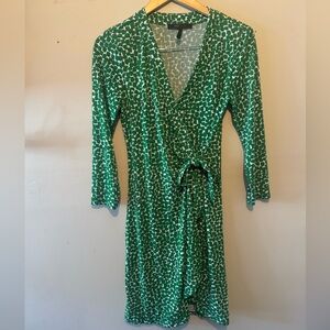 BCBGMaxazria Long Sleeve Wrap Dress-M